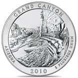 2010 5 oz Silver America the Beautiful ATB Arizona Grand Canyon Coin