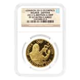 2011 1 oz GB Proof Gold 2012 London Olympics Jupiter NGC PF 69