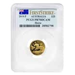 2014 1/10 oz Proof Gold Lunar Year of The Horse Australia Perth Mint PCGS PF 70 FS