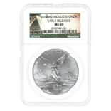 2014 1 oz Mexican Silver Libertad Coin NGC MS 69 ER