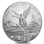 2015 5 oz Mexican Silver Libertad Coin BU