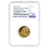 2016-W Proof Gold $5 National Park Service Comm. Coin NGC PF 70 ER