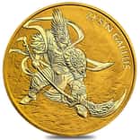 2017 1 oz South Korea Gold ZI:SIN Gallus Medal BU