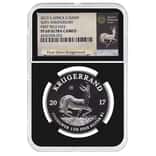 2017 South Africa 1 oz Silver Krugerrand 50th Ann. NGC PF 69 FR