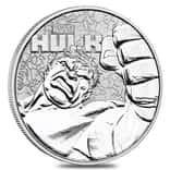 2019 1 oz Tuvalu Hulk Marvel Series Silver Coin .9999 Fine BU In Cap