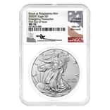 2020 (P) 1 oz Silver Eagle NGC MS 70 FD Mercanti Sign - Emergency Production