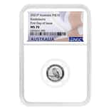 2021 1/10 oz Australian Platinum Kookaburra Perth Mint NGC MS 70 FDOI