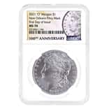 2021 Morgan Silver Dollar Centennial O Privy NGC MS 70 FD (Morgan Label)