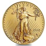 2022 1/4 oz Gold American Eagle $10 Coin BU