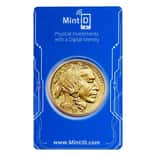 2022 1 oz Gold American Buffalo $50 Coin BU (In MintID NFC Scan Authentication Card)