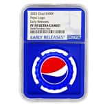 2022 Chad 6 gram Pepsi Bottle Cap Proof Silver Coin NGC PF 70 ER (Blue Core)