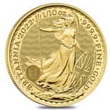 2022 Great Britain 1/10 oz Gold Britannia Coin .9999 Fine BU
