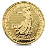 2022 Great Britain 1 oz Gold Britannia Coin .9999 Fine BU
