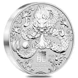 2024 1 Kilo Silver Lunar Dragon BU Australian Perth Mint