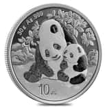 2024 30 gram Chinese Silver Panda 10 Yuan BU