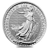 2024 Great Britain 1 oz Platinum Britannia Coin BU