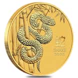 2025 10 oz Gold Lunar Snake BU Australian Perth Mint