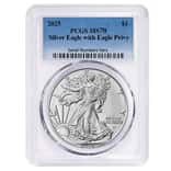 2025 Eagle Privy 1 oz Silver American Eagle PCGS MS 70