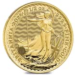 2026 Great Britain 1/2 oz Gold Britannia Coin BU