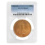 1911-D $20 Gold Saint Gaudens Double Eagle Coin PCGS MS 65