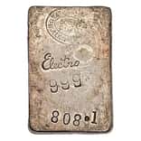 25.9 oz National India Bullion Refinery Bombay Electro Silver Bar