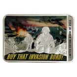 2 oz Buy That Invasion Bond Colorized Silver Bar .999 Fine