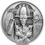 2 oz Egyptian Gods Series Osiris Ultra High Relief Silver Round