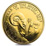 2015 1/4 oz Great Britain Year of the Sheep Gold Coin BU