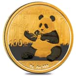 2017 8 Gram Chinese Gold Panda 100 Yuan .999 Fine BU (Sealed)