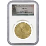 2012 1 oz Gold Mexican Libertad 1 Onza NGC MS 70