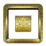 50 gram Chinese Blessing Good Fortune Gold Bar .9999 Fine