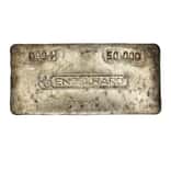 50 oz Engelhard Bull Logo Silver Bar .999+ Fine (3rd Series)