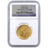1910 S $10 Indian Head Gold Eagle NGC XF Details