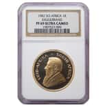 1982 1 oz South African Krugerrand Fine Gold Coin NGC PF 69 UCAM