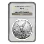 2014 1 oz Mexican Silver Libertad NGC MS 69