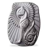 5 oz Argentia Egyptian Cat High Relief Silver Bar .9999 Fine