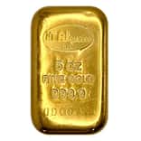 5 oz Italpreziosi Italian Gold Cast Bar .9999 Fine