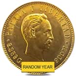 5 Pesos Jose Marti Gold Coin AU/BU (Random Year)