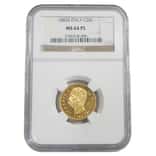 1882R Italy 20 Gold Lire NGC MS 64 PL Rome - Umberto I