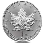 2020 1 oz Platinum Canadian Maple Leaf Coin $50 .9995 Fine BU