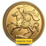 Isle of Man Gold 2 Pound Sovereign Proof (Random Year, 1973-82)