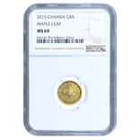 2015 1/10 oz Canadian Gold Maple Leaf NGC MS 69