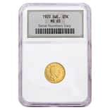 1920 Sweden Gold 5 Kronor King Gustaf Coin NGC MS 65