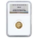 1900 HC VBP Denmark Gold 10 Kroner Coin Christian IX - NGC MS 64