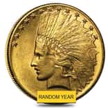 $10 Gold Eagle Indian Head - Brilliant Uncirculated BU (Random Year)