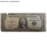 $1 Silver Certificate Currency Star Note Cull (Random Year)