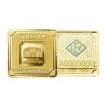 NO ASSAY - 1 Gram Geiger Original Square Gold Bar .9999 Fine