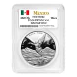 MILKY - 2020 1 oz Mexican Proof Silver Libertad Coin PCGS PF 70 FS