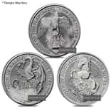 MILKY - Great Britain 2 oz Silver Queen's/Tudor Beasts Coin .9999 Fine (Random Year)