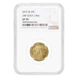 2016 1/4 oz Standing Liberty Quarter Centennial Gold Coin NGC SP 70